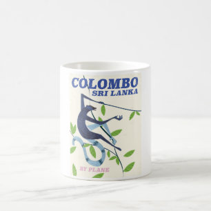 Colombo Sri Lanka vintage style travel poster Coffee Mug
