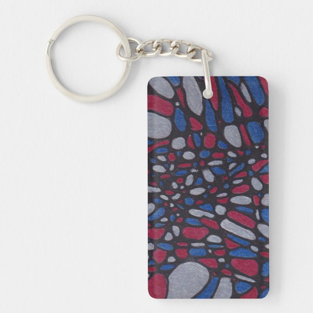 Colombus Blue Blazers Key Ring (Front)