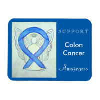 Colon Cancer Awareness Angel Custom Magnet