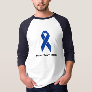 Colon Cancer Awareness Blue Ribbon T-Shirt
