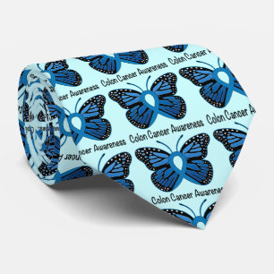 Colon Cancer Awareness: Butterfly Tie