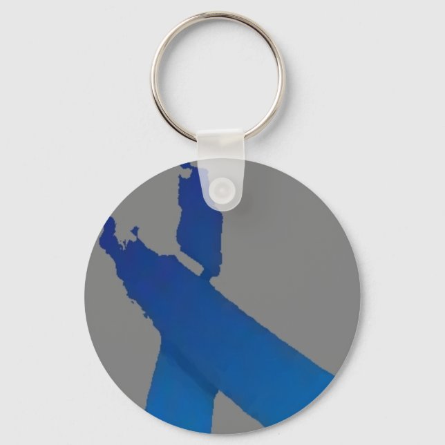 Colon Cancer Awareness Keychain (Front)