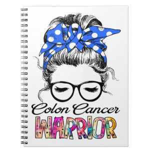 Colon Cancer Awareness Month Ribbon Gifts Notebook