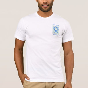 Colon Cancer Awareness Ribbon Custom Angel Tee