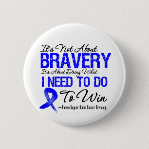 Colon Cancer Battle 6 Cm Round Badge