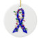 Colon Cancer Christmas Lights Ribbon
