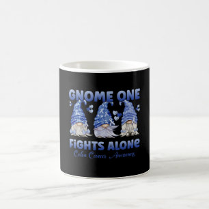 Colon Cancer Colourectal Cancer Dark Blue Ribbon Coffee Mug
