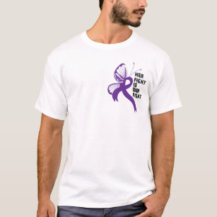 Colon Cancer   Her fight is our fight T-Shirt