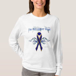 Colon Cancer Ladies Long Sleeve Shirt