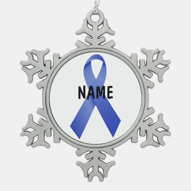 Colon Cancer Memorial Ornament (Front)