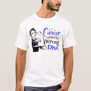 Colon Cancer Picked The Wrong Diva T-Shirt