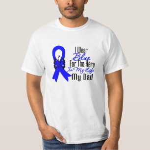Colon Cancer Ribbon Hero My Dad T-Shirt