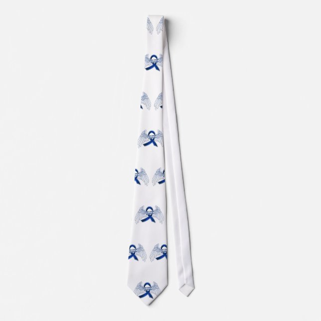 Colon Cancer Support Gifts Tie (Front)