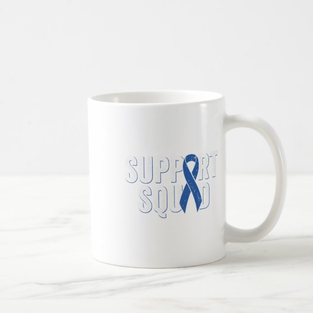 Colon Cancer Support Squad  Coffee Mug (Right)