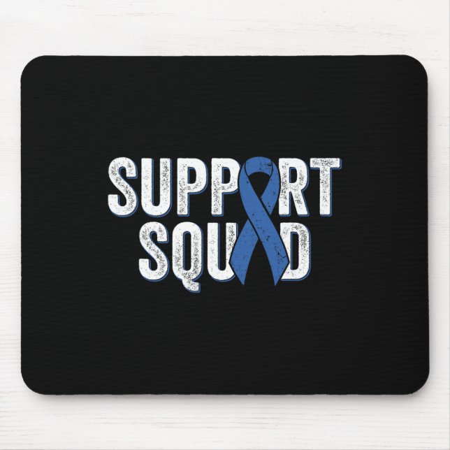 Colon Cancer Support Squad  Mouse Mat (Front)