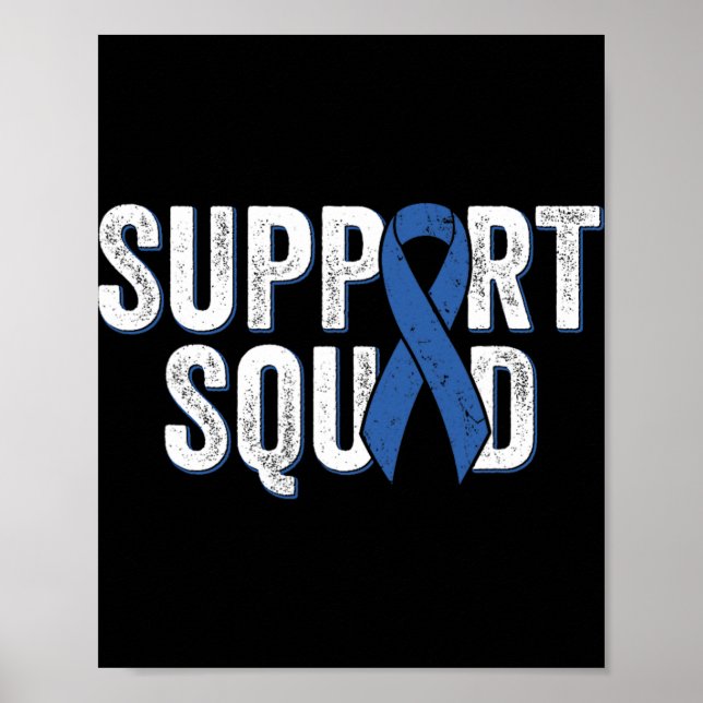 Colon Cancer Support Squad  Poster (Front)