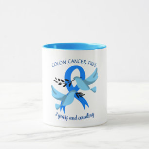 Colon Cancer Survivor 2 Years Gift Personalise Mug