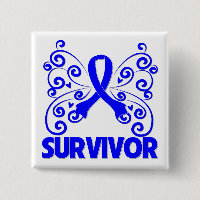 Colon Cancer Survivor Butterfly