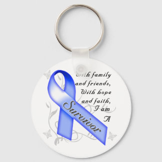 Colon Cancer Survivor Key Ring