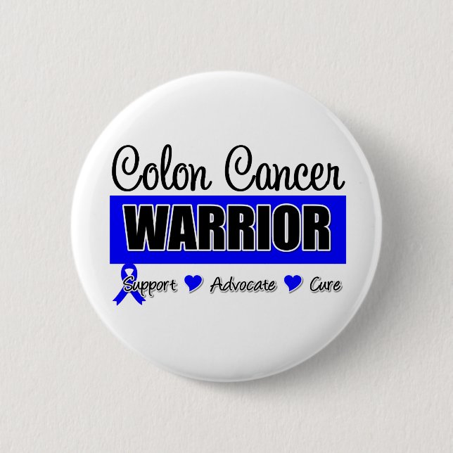Colon Cancer Warrior Badge (Front)