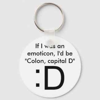 Colon, Capital D Key Ring