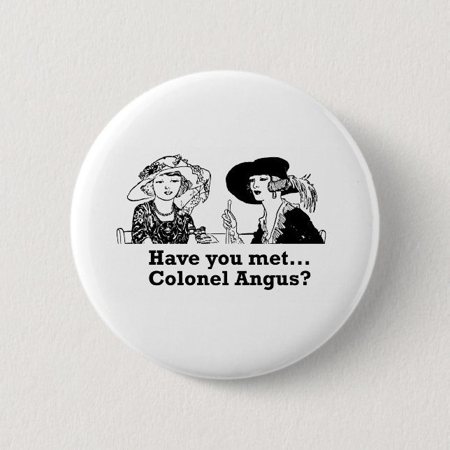 Colonel Angus 6 Cm Round Badge (Front)