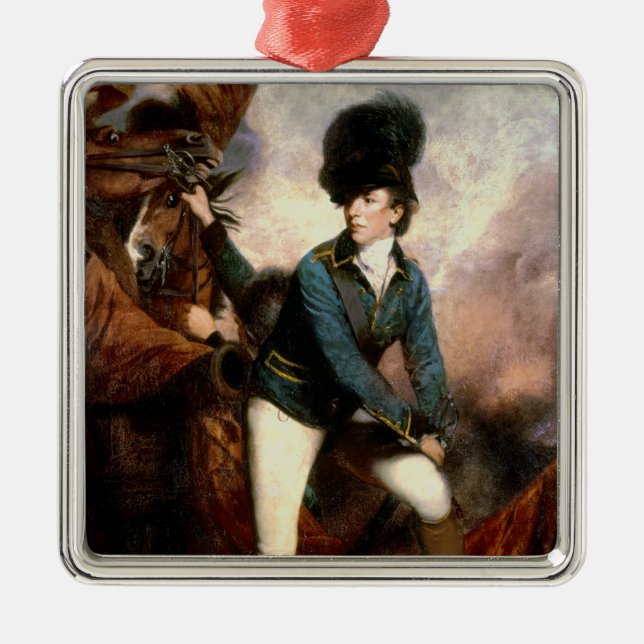 Colonel Banastre Tarleton  1782 Metal Tree Decoration (Front)