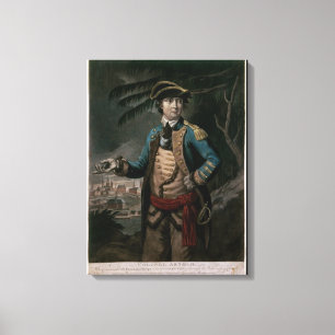 Colonel Benedict Arnold, pub. London, 1776 Canvas Print