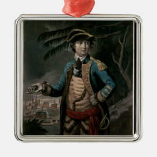 Colonel Benedict Arnold, pub. London, 1776 Metal Tree Decoration