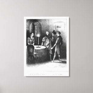 Colonel Chabert, illustration 'Le Colonel Canvas Print