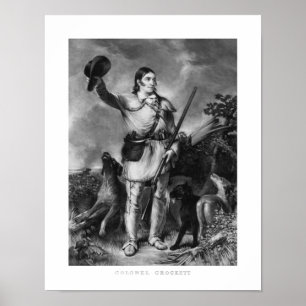 Colonel Davy Crockett Poster