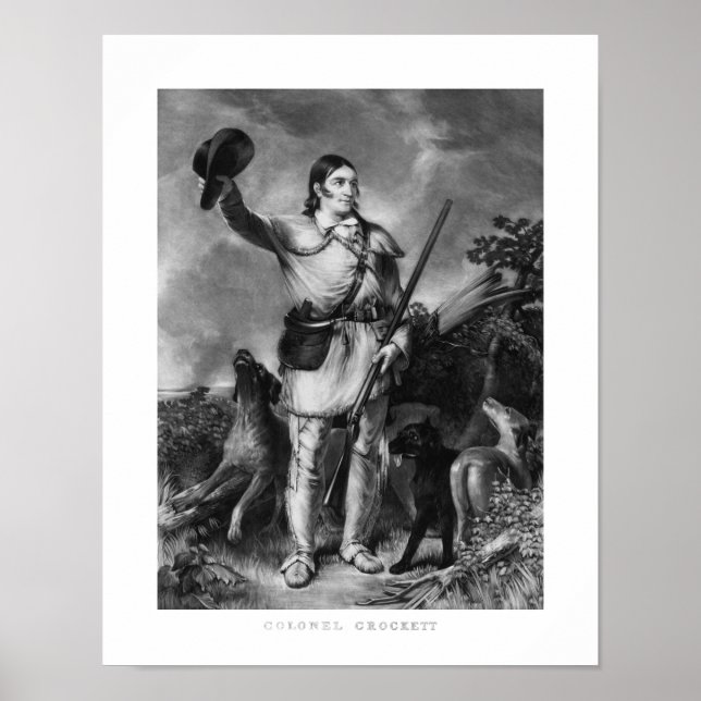 Colonel Davy Crockett Poster (Front)