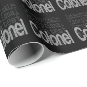 Colonel Extraordinaire Wrapping Paper