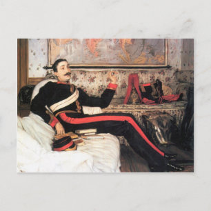 Colonel Frederick Gustavus Burnaby by James Tissot Postcard