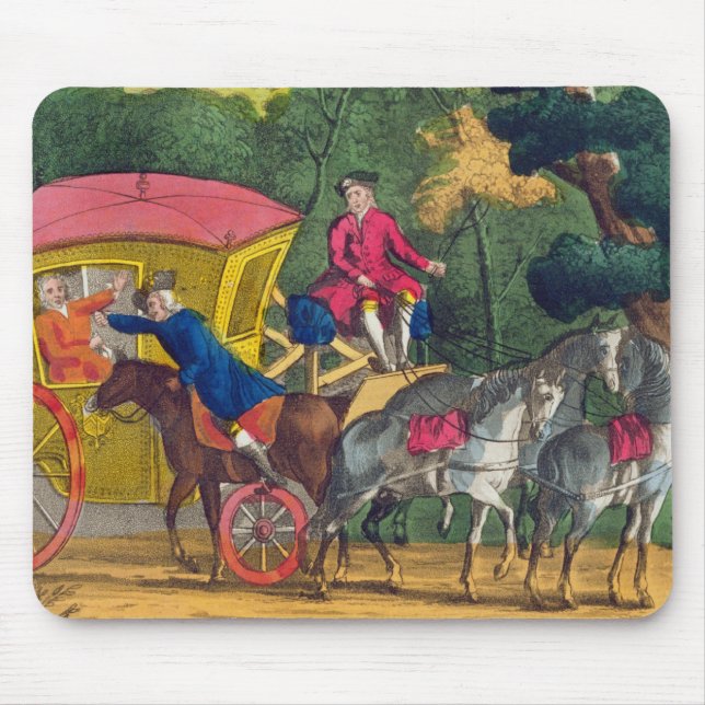 Colonel Jack robbing Mary Smith in Maidenhead Thic Mouse Mat (Front)