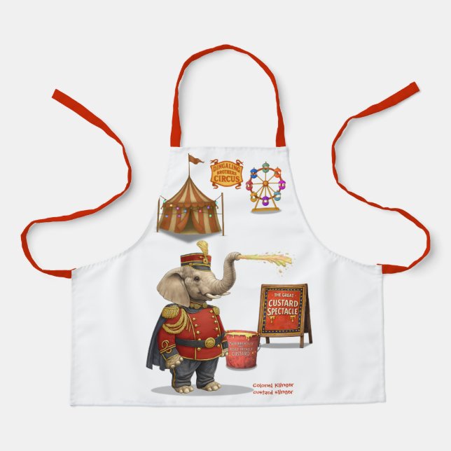 Colonel Klinger, custard slinger Apron (Front)