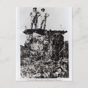 Colonel Roosevelt and Colonel Rondon at Navaite Postcard