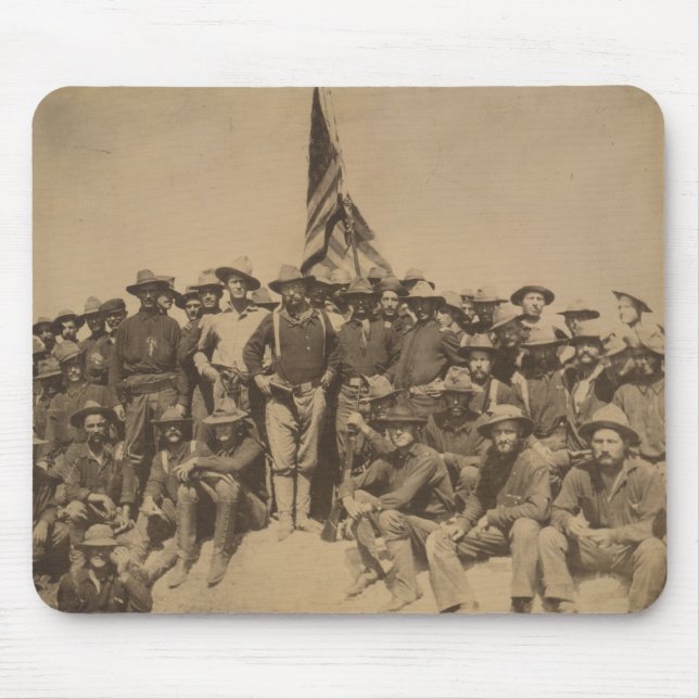 Colonel Roosevelt and his Rough Riders Mouse Mat (Front)