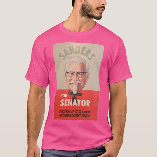 Colonel Sanders for Senator of Kentucky Oversized T-Shirt (Front)