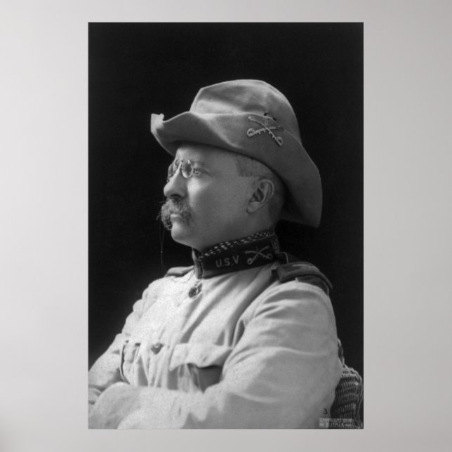 Colonel Theodore Roosevelt from 1898 Poster (Front)