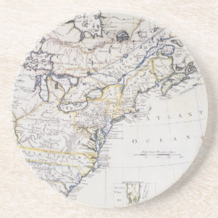 COLONIAL AMERICA: MAP, c1770 Coaster