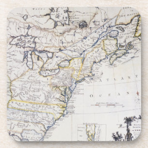 COLONIAL AMERICA: MAP, c1770 Coaster