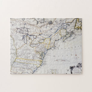 COLONIAL AMERICA: MAP, c1770 Jigsaw Puzzle