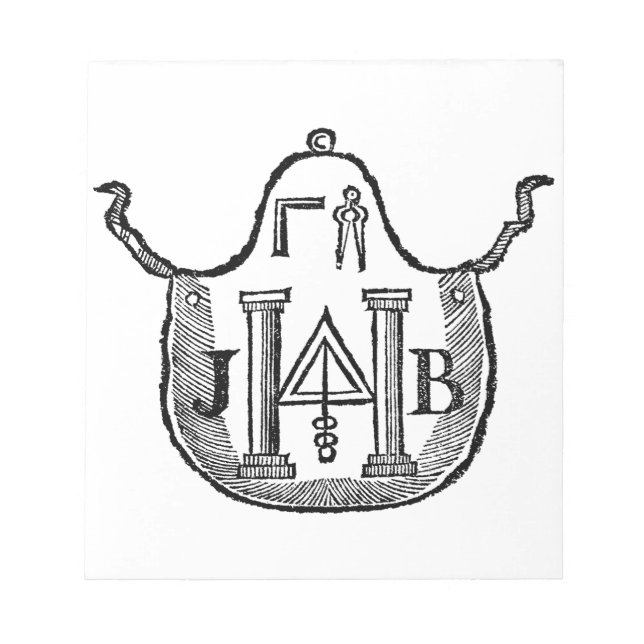 Colonial Apron Notepad (Front)