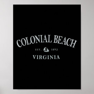 Colonial Beach Virginia _ Colonial Beach Va Sailbo Poster
