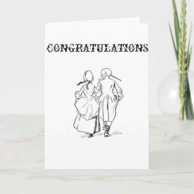 Colonial Couple Card (Front)