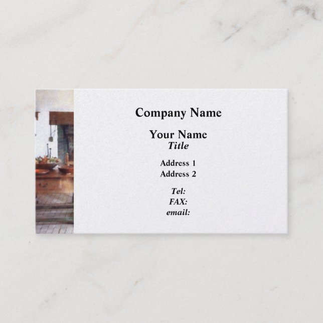Colonial Kitchen Business Card (Front)