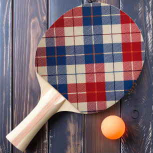 Colonial Liberty Plaid Ping Pong Paddle