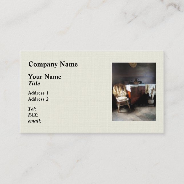 Colonial Nightclothes Business Card (Front)