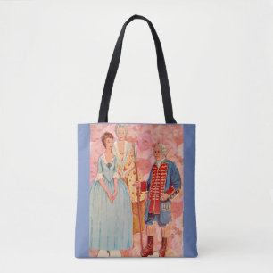 Colonial Paper Doll Tote Bag